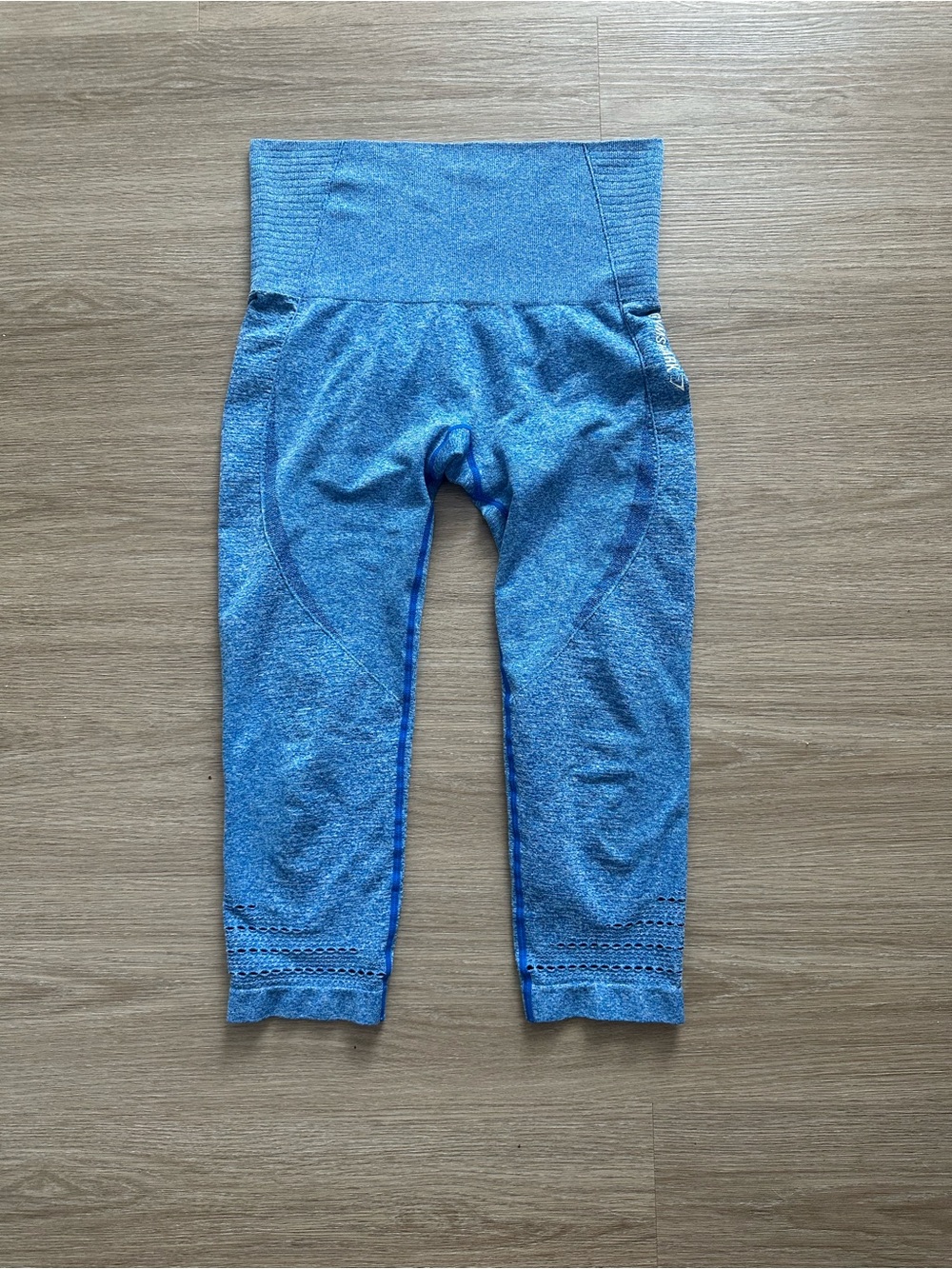 Gymshark Sky Blue Capri Leggings Size Small